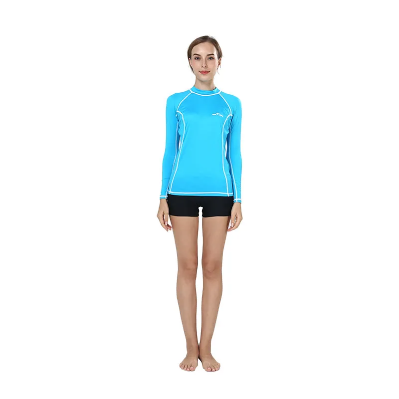 Women long sleeves rash guard