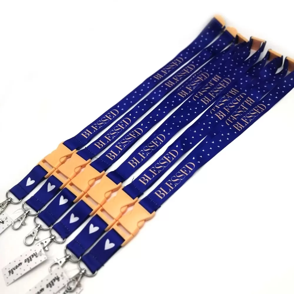 Custom sublimation lanyard 