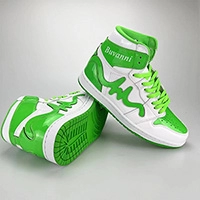 Custom Patent Leather Sneakers AJ1 Running Shoes